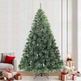 Árbol de Navidad Artificial Moderno Plegable con Nieve y