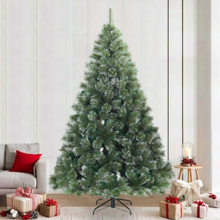 Árbol de Navidad Artificial Moderno Plegable con Nieve y