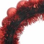Coronas de Bolas de Navidad 2 pcs Rojo 33 x 33 x 7 cm