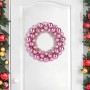 Coronas de Bolas de Navidad 2 pcs Rosa 33 x 33 x 7 cm