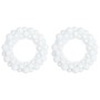 Coronas de Bolas de Navidad 2 pcs 33 x 33 x 7 cm Poliestireno