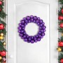 Coronas de Bolas de Navidad 2 pcs Lila 33 x 33 x 7 cm