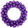 Coronas de Bolas de Navidad 2 pcs Lila 33 x 33 x 7 cm