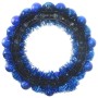 Coronas de Bolas de Navidad 2 pcs Azul 33 x 33 x 7 cm