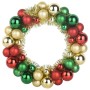 Coronas de Bolas de Navidad 2 pcs Multicolor 33 x 33 x 7 cm