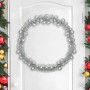 Guirnalda de Bolas de Navidad Plateado 186 cm Poliestireno