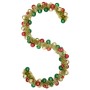 Guirnalda de Bolas de Navidad Multicolor 186 cm Poliestireno