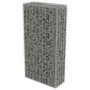 Muro de gaviones con cubiertas acero galvanizado 50x20x100 cm