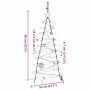 Árbol de Navidad Natural 90 cm madera maciza de fresno