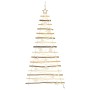 Árbol de Navidad Natural 120 cm madera maciza de fresno
