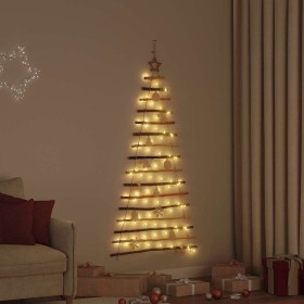 Árbol de Navidad Natural 150 cm madera maciza de fresno