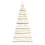 Árbol de Navidad Natural 150 cm madera maciza de fresno