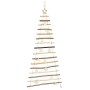 Árbol de Navidad Natural 150 cm madera maciza de fresno
