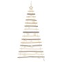 Árbol de Navidad Natural 150 cm madera maciza de fresno