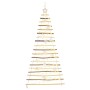 Árbol de Navidad Natural 180 cm madera maciza de fresno