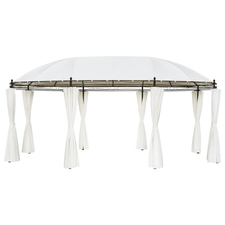 Cenador blanco crema 530x350x265 cm