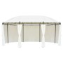 Cenador blanco crema 530x350x265 cm