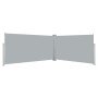 Toldo Lateral Retráctil 160x600 cm Gris en Sombrillas | Comprar online en Foro24