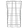 Muro de gaviones con cubiertas acero galvanizado 50x20x100 cm