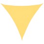 Toldo de vela triangular HDPE 3,6x3,6x3,6 m beige