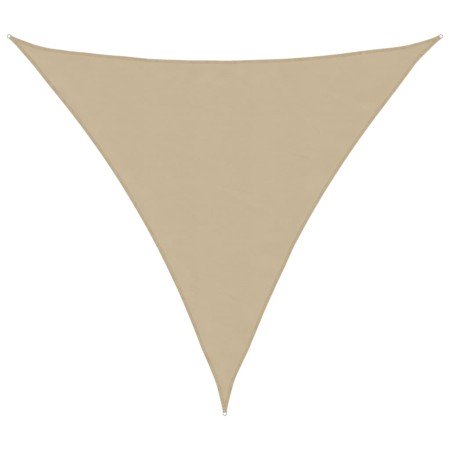 Toldo de vela triangular tela Oxford beige 3,6x3,6x3,6 m en Sombrillas | Comprar online en Foro24
