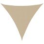 Toldo de vela triangular tela Oxford beige 3,6x3,6x3,6 m en Sombrillas | Comprar online en Foro24