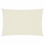 Toldo de vela rectangular tela Oxford color crema 2x4 m