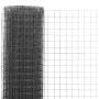 Steel chicken wire with gray PVC coating 10x1 m by vidaXL, fence panels - Ref: Foro24-143638, Price: 28,37 €, Discount: %