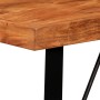Muebles de bar 5 piezas madera maciza sheesham cuero auténtico