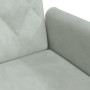 Hellgraues Samtschlafsofa mit Armlehnen von vidaXL, Sofas - Ref: Foro24-351944, Preis: 303,17 €, Rabatt: %