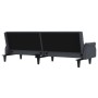Dark gray velvet sofa bed with armrests by vidaXL, Sofas - Ref: Foro24-351945, Price: 319,36 €, Discount: %