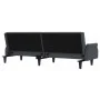 Dark gray velvet sofa bed with armrests by vidaXL, Sofas - Ref: Foro24-351945, Price: 311,22 €, Discount: %