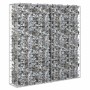 Muro de gaviones con cubiertas acero galvanizado 80x20x100 cm