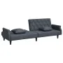 Dark gray velvet sofa bed with armrests by vidaXL, Sofas - Ref: Foro24-351945, Price: 311,22 €, Discount: %