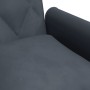 Schlafsofa aus dunkelgrauem Samt mit Armlehnen von vidaXL, Sofas - Ref: Foro24-351945, Preis: 320,70 €, Rabatt: %