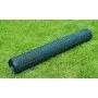 Galvanized fence with green PVC coating 25x0.5 m by vidaXL, fence panels - Ref: Foro24-140404, Price: 24,60 €, Discount: %