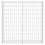 Muro de gaviones con cubiertas acero galvanizado 80x20x100 cm