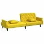 Gelbes Samtschlafsofa mit Armlehnen von vidaXL, Sofas - Ref: Foro24-351949, Preis: 279,62 €, Rabatt: %