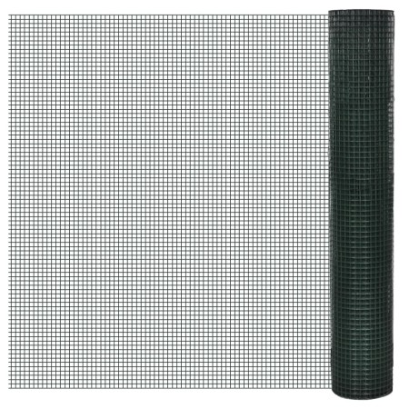 Verzinkter Zaun mit grüner PVC-Beschichtung 10x1 m von vidaXL, Zaunpaneele - Ref: Foro24-140434, Preis: 31,11 €, Rabatt: %