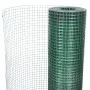 Galvanized fence with green PVC coating 10x1 m by vidaXL, fence panels - Ref: Foro24-140434, Price: 30,48 €, Discount: %