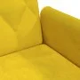 Yellow velvet sofa bed with armrests by vidaXL, Sofas - Ref: Foro24-351949, Price: 279,62 €, Discount: %
