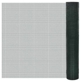 Grün verzinktes Stahldrahtgeflecht 1x25 m von vidaXL, Zaunpaneele - Ref: Foro24-140440, Preis: 68,22 €, Rabatt: %