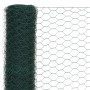 Grüner PVC-beschichteter Hühnerstalldraht aus Stahl, 25 x 1,5 m von vidaXL, Zaunpaneele - Ref: Foro24-143261, Preis: 55,68 €,...