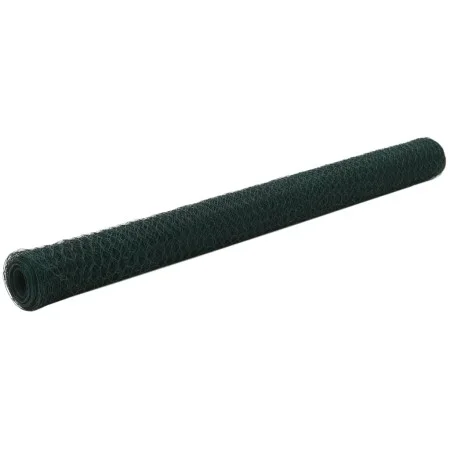 Alambrada de gallinero acero revestimiento PVC verde 25x1,5 m de vidaXL, Paneles de vallas - Ref: Foro24-143264, Precio: 50,3...