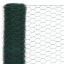 Grüner PVC-beschichteter Hühnerstalldraht aus Stahl, 25 x 1,5 m von vidaXL, Zaunpaneele - Ref: Foro24-143267, Preis: 54,86 €,...