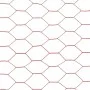 Hühnerdraht aus Stahl mit roter PVC-Beschichtung, 25 x 0,75 m von vidaXL, Zaunpaneele - Ref: Foro24-143303, Preis: 32,52 €, R...