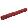 Hühnerdraht aus Stahl mit roter PVC-Beschichtung, 25 x 1,2 m von vidaXL, Zaunpaneele - Ref: Foro24-143311, Preis: 40,57 €, Ra...
