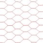 Hühnerdraht aus Stahl mit roter PVC-Beschichtung, 25 x 1,2 m von vidaXL, Zaunpaneele - Ref: Foro24-143311, Preis: 40,57 €, Ra...