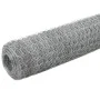 Alambrada de gallinero acero galvanizado plateado 25x1,2m de vidaXL, Paneles de vallas - Ref: Foro24-143320, Precio: 49,43 €,...