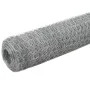Hühnerstalldraht, silberverzinkter Stahl, 25 x 1,5 m von vidaXL, Zaunpaneele - Ref: Foro24-143321, Preis: 64,49 €, Rabatt: %